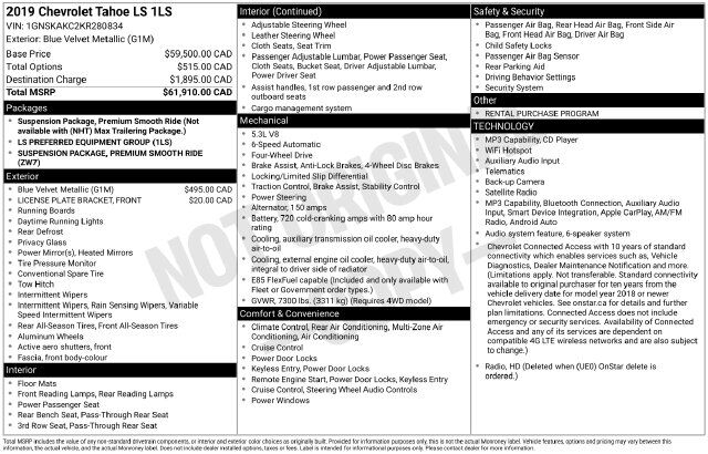 2019 Chevrolet Tahoe LS Raleigh NC