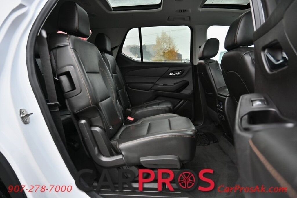 2019 Chevrolet Traverse 3LT - AWD - 3.6L V6 - Power & Heated Leather Seats - Remote Start - Bose Premium Sound - Navigation - Backup Camera with 360 Surround - Blind Spot Monitor - 2nd Row Captain's Chairs - 3rd Row - Power Liftgate - Tow Pkg - Seats 7 Anchorage AK