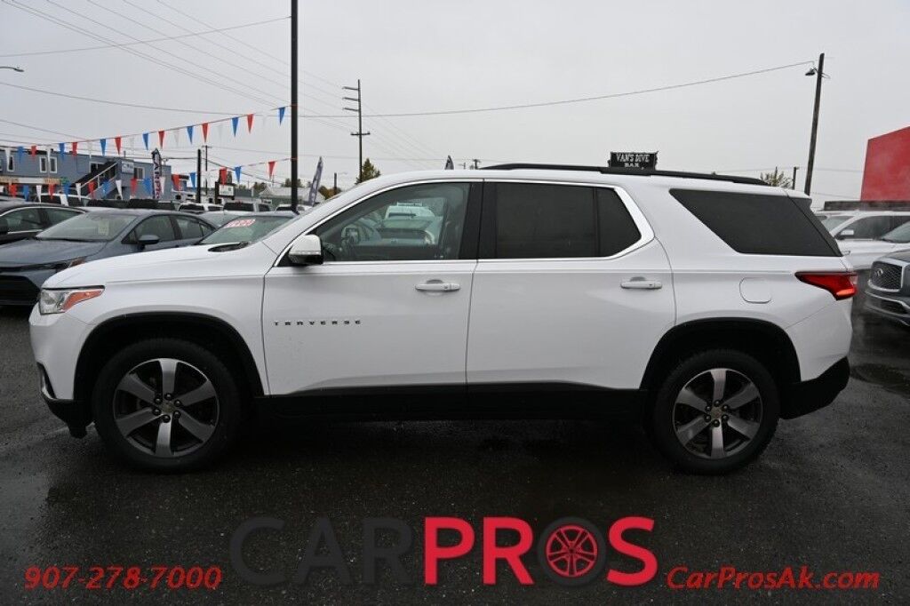 2019 Chevrolet Traverse 3LT - AWD - 3.6L V6 - Power & Heated Leather Seats - Remote Start - Bose Premium Sound - Navigation - Backup Camera with 360 Surround - Blind Spot Monitor - 2nd Row Captain's Chairs - 3rd Row - Power Liftgate - Tow Pkg - Seats 7 Anchorage AK