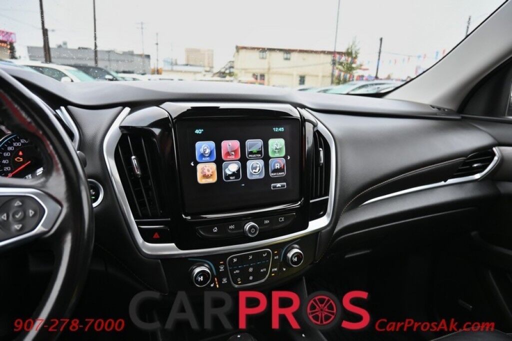 2019 Chevrolet Traverse 3LT - AWD - 3.6L V6 - Power & Heated Leather Seats - Remote Start - Bose Premium Sound - Navigation - Backup Camera with 360 Surround - Blind Spot Monitor - 2nd Row Captain's Chairs - 3rd Row - Power Liftgate - Tow Pkg - Seats 7 Anchorage AK