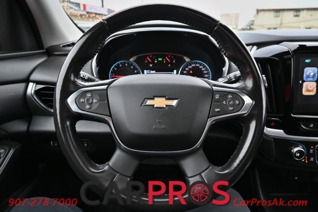 2019 Chevrolet Traverse 3LT - AWD - 3.6L V6 - Power & Heated Leather Seats - Remote Start - Bose Premium Sound - Navigation - Backup Camera with 360 Surround - Blind Spot Monitor - 2nd Row Captain's Chairs - 3rd Row - Power Liftgate - Tow Pkg - Seats 7 Anchorage AK
