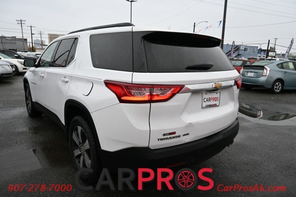 2019 Chevrolet Traverse 3LT - AWD - 3.6L V6 - Power & Heated Leather Seats - Remote Start - Bose Premium Sound - Navigation - Backup Camera with 360 Surround - Blind Spot Monitor - 2nd Row Captain's Chairs - 3rd Row - Power Liftgate - Tow Pkg - Seats 7 Anchorage AK