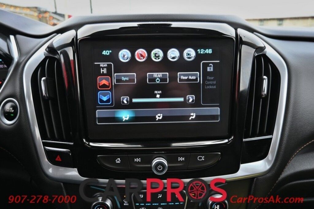 2019 Chevrolet Traverse 3LT - AWD - 3.6L V6 - Power & Heated Leather Seats - Remote Start - Bose Premium Sound - Navigation - Backup Camera with 360 Surround - Blind Spot Monitor - 2nd Row Captain's Chairs - 3rd Row - Power Liftgate - Tow Pkg - Seats 7 Anchorage AK