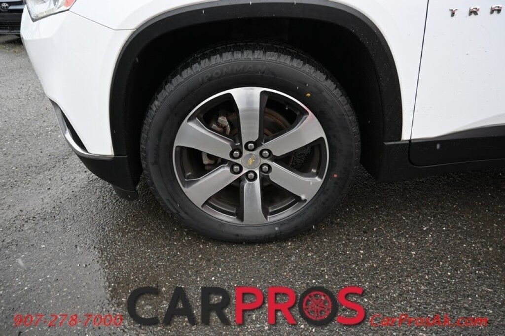 2019 Chevrolet Traverse 3LT - AWD - 3.6L V6 - Power & Heated Leather Seats - Remote Start - Bose Premium Sound - Navigation - Backup Camera with 360 Surround - Blind Spot Monitor - 2nd Row Captain's Chairs - 3rd Row - Power Liftgate - Tow Pkg - Seats 7 Anchorage AK