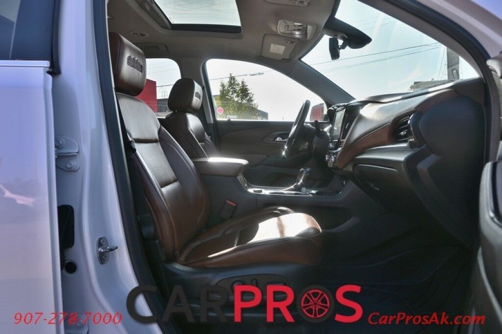 2019 Chevrolet Traverse High Country - AWD - Auto Start - Heated & Cooled Leather Seats - Heated Steering Wheel - Dual Sunroof - Bose Speakers - Nav - 360 View Camera - Blind Spot & Forward Collision Alert - Power 3rd Row - Seats 7 - Power Liftgate - Tow Pkg - 1-Owner Anchorage AK