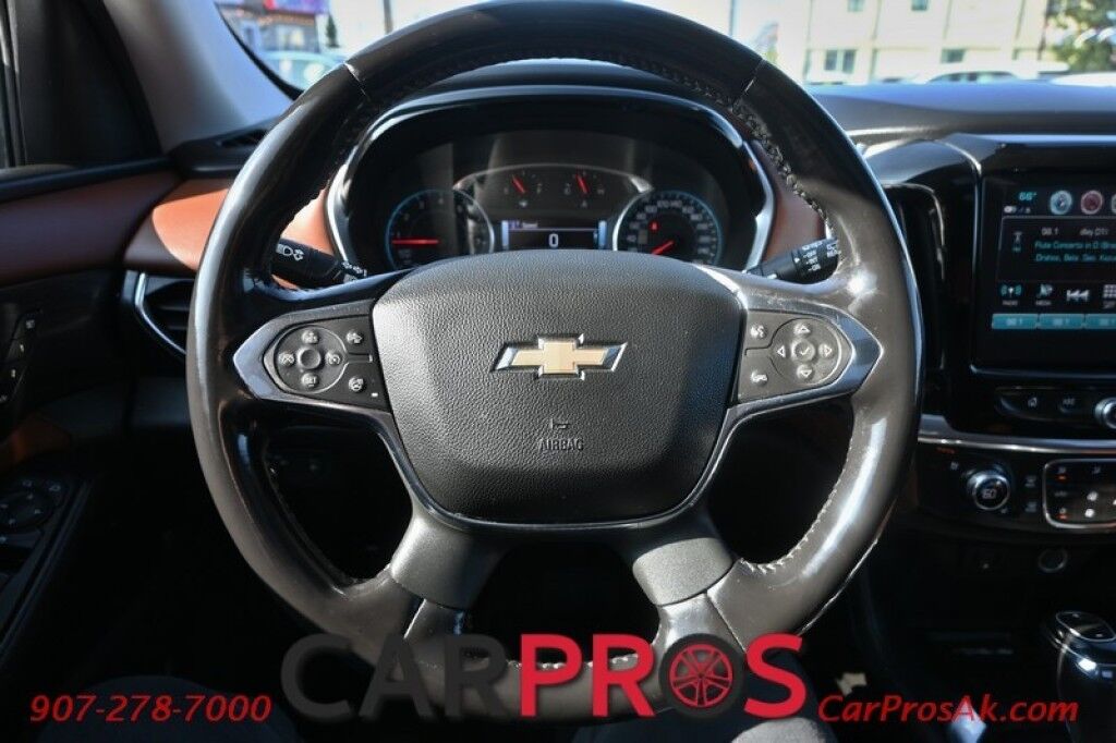 2019 Chevrolet Traverse High Country - AWD - Auto Start - Heated & Cooled Leather Seats - Heated Steering Wheel - Dual Sunroof - Bose Speakers - Nav - 360 View Camera - Blind Spot & Forward Collision Alert - Power 3rd Row - Seats 7 - Power Liftgate - Tow Pkg - 1-Owner Anchorage AK