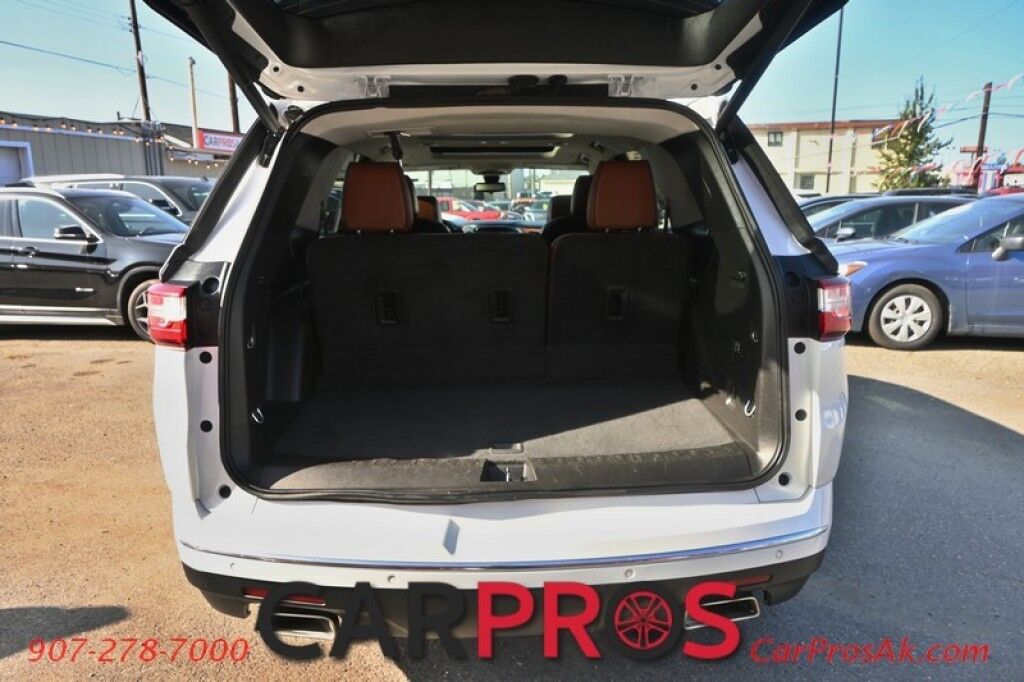 2019 Chevrolet Traverse High Country - AWD - Auto Start - Heated & Cooled Leather Seats - Heated Steering Wheel - Dual Sunroof - Bose Speakers - Nav - 360 View Camera - Blind Spot & Forward Collision Alert - Power 3rd Row - Seats 7 - Power Liftgate - Tow Pkg - 1-Owner Anchorage AK