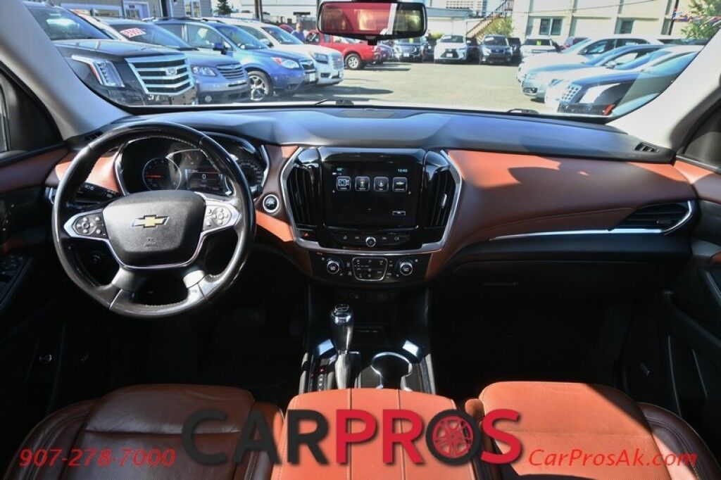 2019 Chevrolet Traverse High Country - AWD - Auto Start - Heated & Cooled Leather Seats - Heated Steering Wheel - Dual Sunroof - Bose Speakers - Nav - 360 View Camera - Blind Spot & Forward Collision Alert - Power 3rd Row - Seats 7 - Power Liftgate - Tow Pkg - 1-Owner Anchorage AK