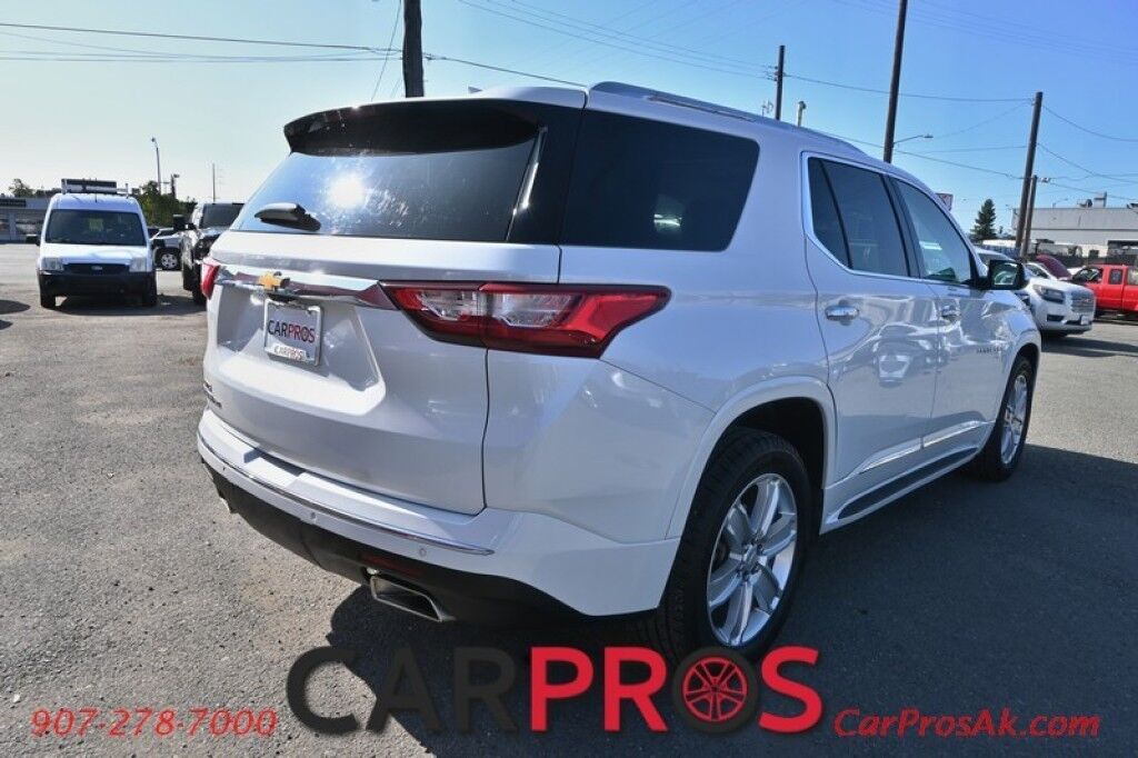 2019 Chevrolet Traverse High Country - AWD - Auto Start - Heated & Cooled Leather Seats - Heated Steering Wheel - Dual Sunroof - Bose Speakers - Nav - 360 View Camera - Blind Spot & Forward Collision Alert - Power 3rd Row - Seats 7 - Power Liftgate - Tow Pkg - 1-Owner Anchorage AK