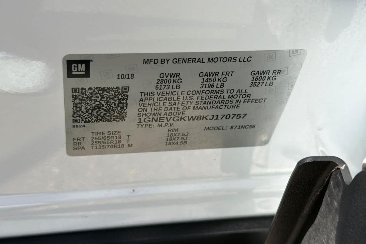 2019 Chevrolet Traverse LT Cloth Roseville CA