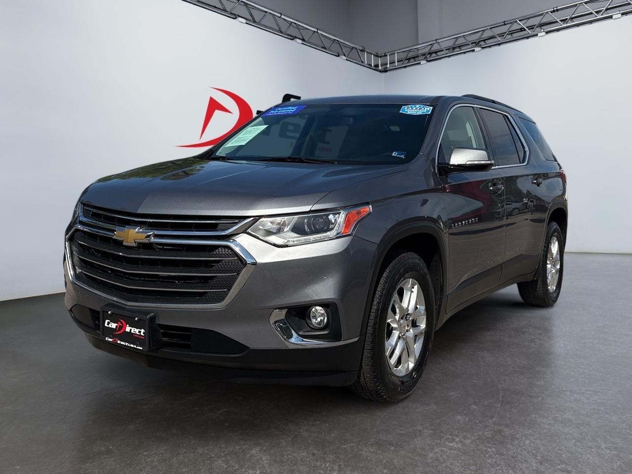 2019 Chevrolet Traverse LT Leather, ROOF RACKS, POWER LIFTGATE, BACKUP CAMERA, HEATED SEATS, CAPTAINS CHAIRS, POWER 3RD ROW SEATING, APPLE CARPLAY/ANDROID AUTO, BLIND SPOT ALERT, LANE KEEP ASSIST, ONLY 43K MILES, THIS SUV IS READY FOR THE WHOLE FAMILY!