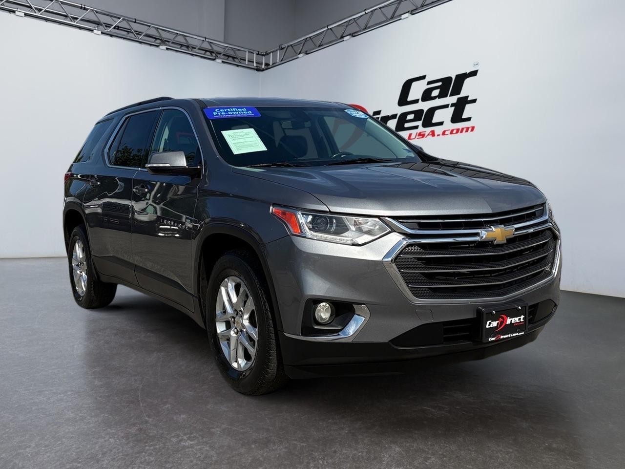 2019 Chevrolet Traverse LT Leather, ROOF RACKS, POWER LIFTGATE, BACKUP CAMERA, HEATED SEATS, CAPTAINS CHAIRS, POWER 3RD ROW SEATING, APPLE CARPLAY/ANDROID AUTO, BLIND SPOT ALERT, LANE KEEP ASSIST, ONLY 43K MILES, THIS SUV IS READY FOR THE WHOLE FAMILY! Virginia Beach VA