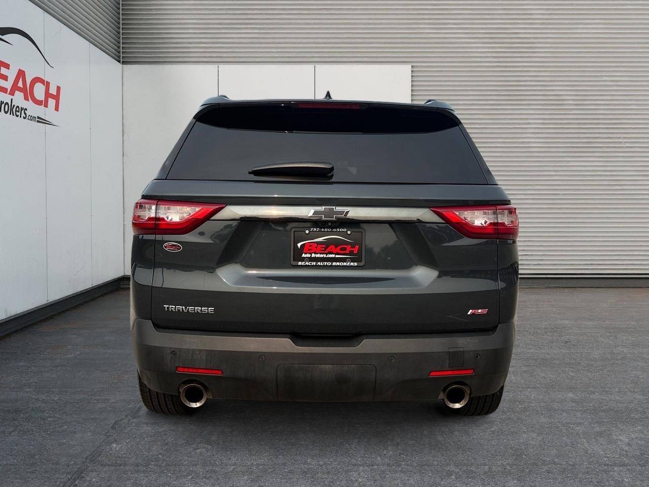 2019 Chevrolet Traverse RS, HEATED SEATS, BOSE SPEAKERS, DVD ENTERTAINMENT, BLUETOOTH, NAVIGATION, UNIVERSAL GARAGE DOOR OPENER, 3RD ROW, POWER LIFTGATE, BACKUP CAMERA, POWER MIRRORS, REMOTE START, CLEAN CARFAX! Norfolk VA