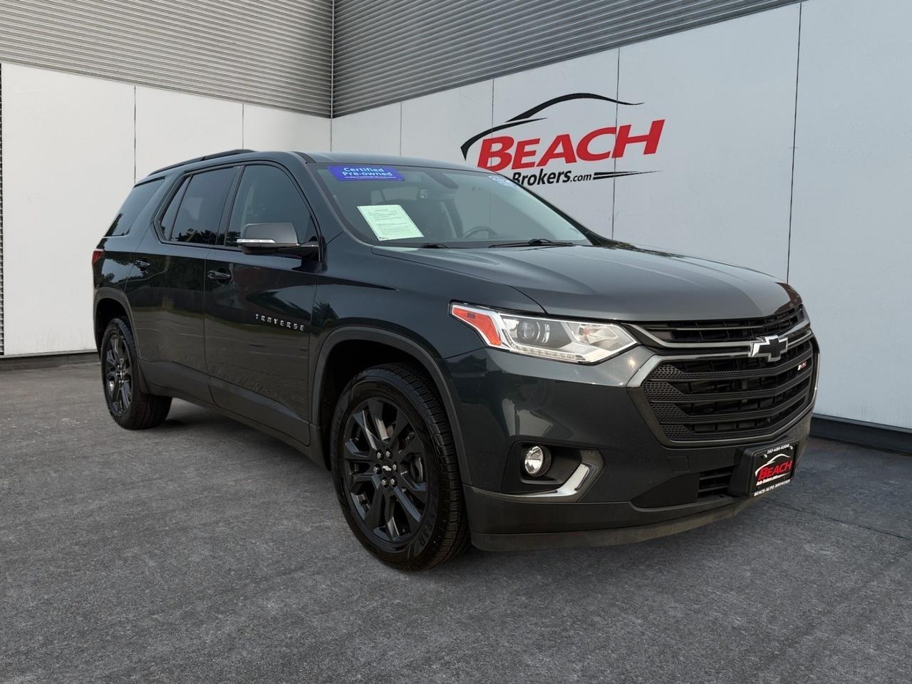 2019 Chevrolet Traverse RS, HEATED SEATS, BOSE SPEAKERS, DVD ENTERTAINMENT, BLUETOOTH, NAVIGATION, UNIVERSAL GARAGE DOOR OPENER, 3RD ROW, POWER LIFTGATE, BACKUP CAMERA, POWER MIRRORS, REMOTE START, CLEAN CARFAX!
