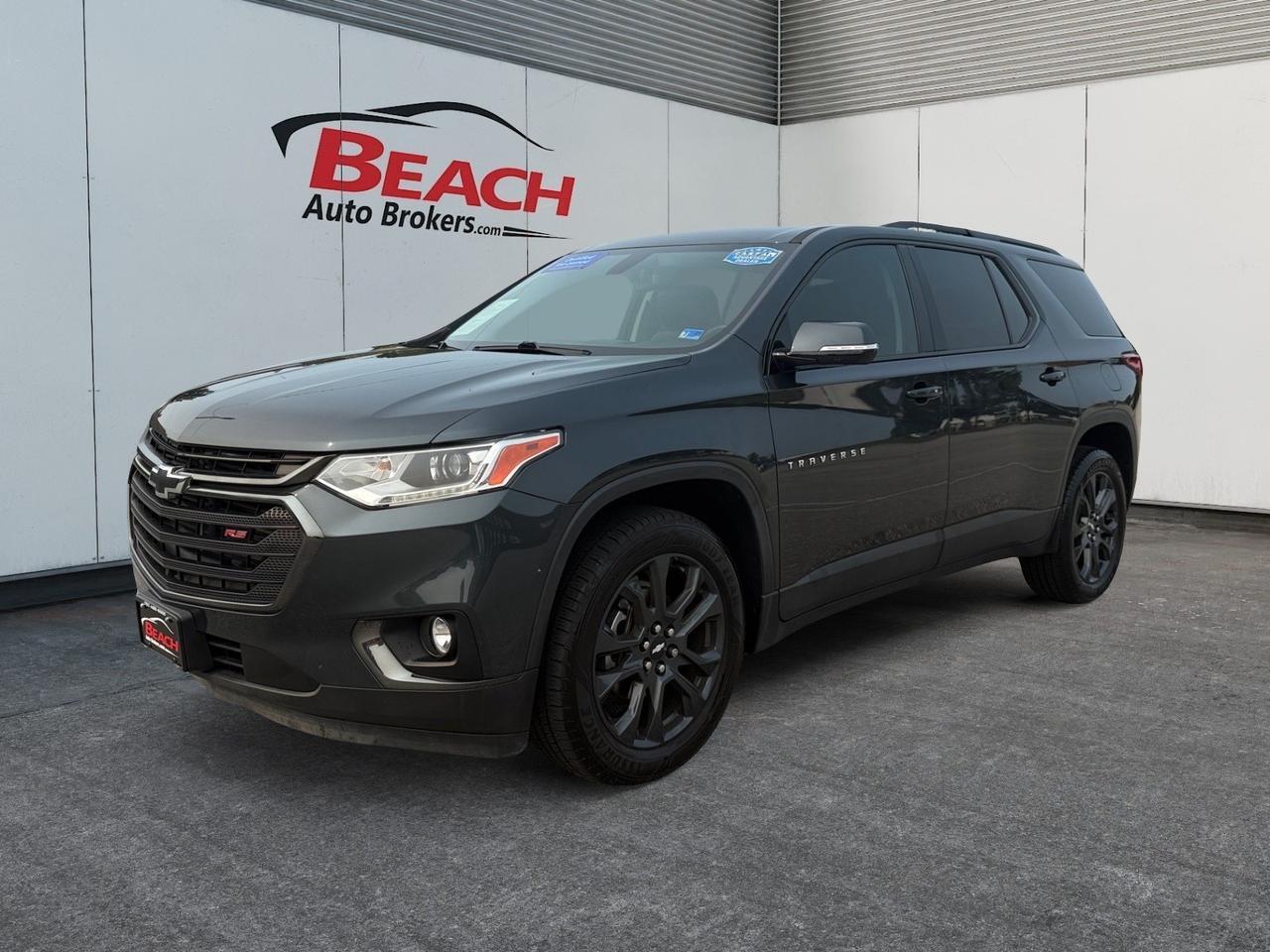 2019 Chevrolet Traverse RS, HEATED SEATS, BOSE SPEAKERS, DVD ENTERTAINMENT, BLUETOOTH, NAVIGATION, UNIVERSAL GARAGE DOOR OPENER, 3RD ROW, POWER LIFTGATE, BACKUP CAMERA, POWER MIRRORS, REMOTE START, CLEAN CARFAX!
