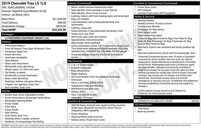 2019 Chevrolet Trax LS Raleigh NC