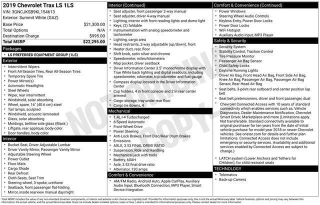 2019 Chevrolet Trax LS Raleigh NC