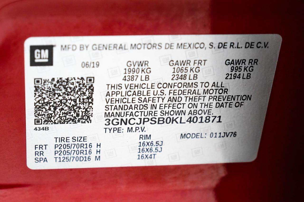 2019 Chevrolet Trax LT AWD AUTOMATIC REAR CAMERA KEYLESS START BLUETOOTH POWER DRIVE Carrollton TX