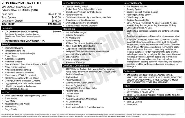 2019 Chevrolet Trax LT Raleigh NC