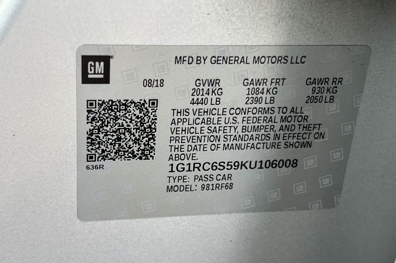 2019 Chevrolet Volt LT Roseville CA