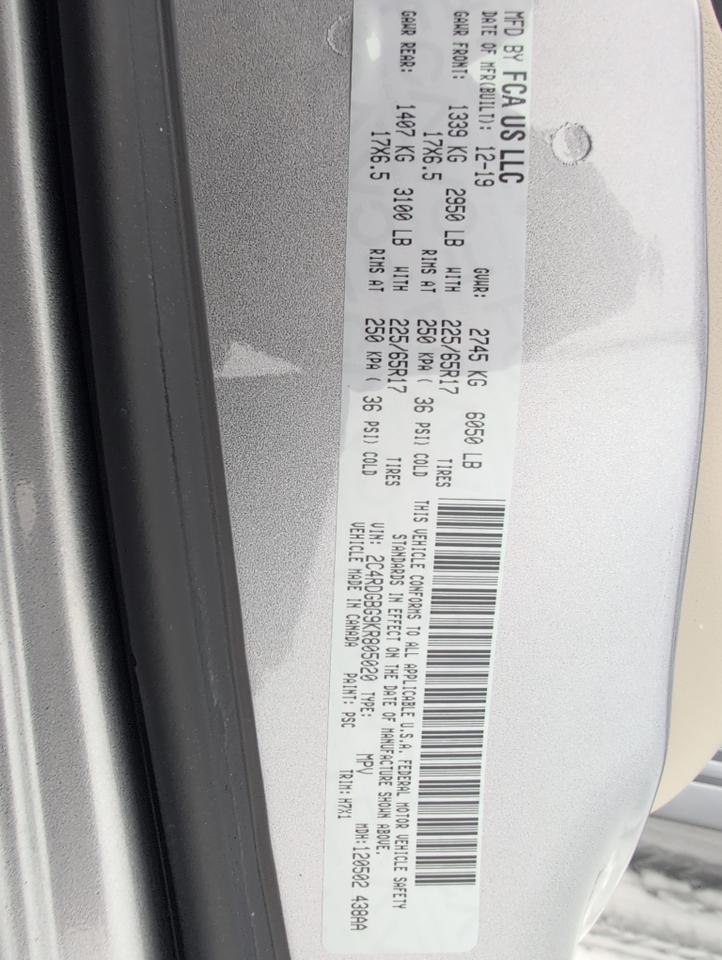 2019 DODGE ATS GRAND CARAVAN Johnstown NY