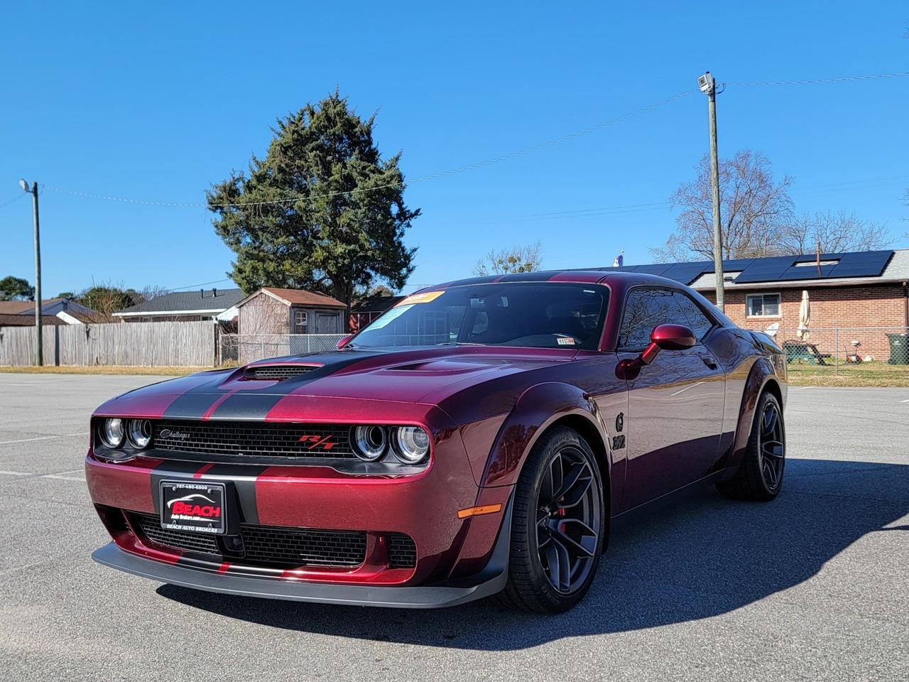 2019 Dodge Challenger R/T Scat Pack Widebody RWD WITH ALCANTARA INTERIOR, REMOTE START, HARMAN