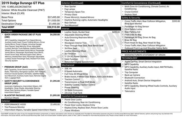 2019 Dodge Durango GT Plus Raleigh NC