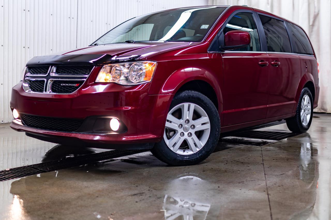 2019 Dodge Grand Caravan Crew Plus Leather Nav DVD BCam Red Deer AB