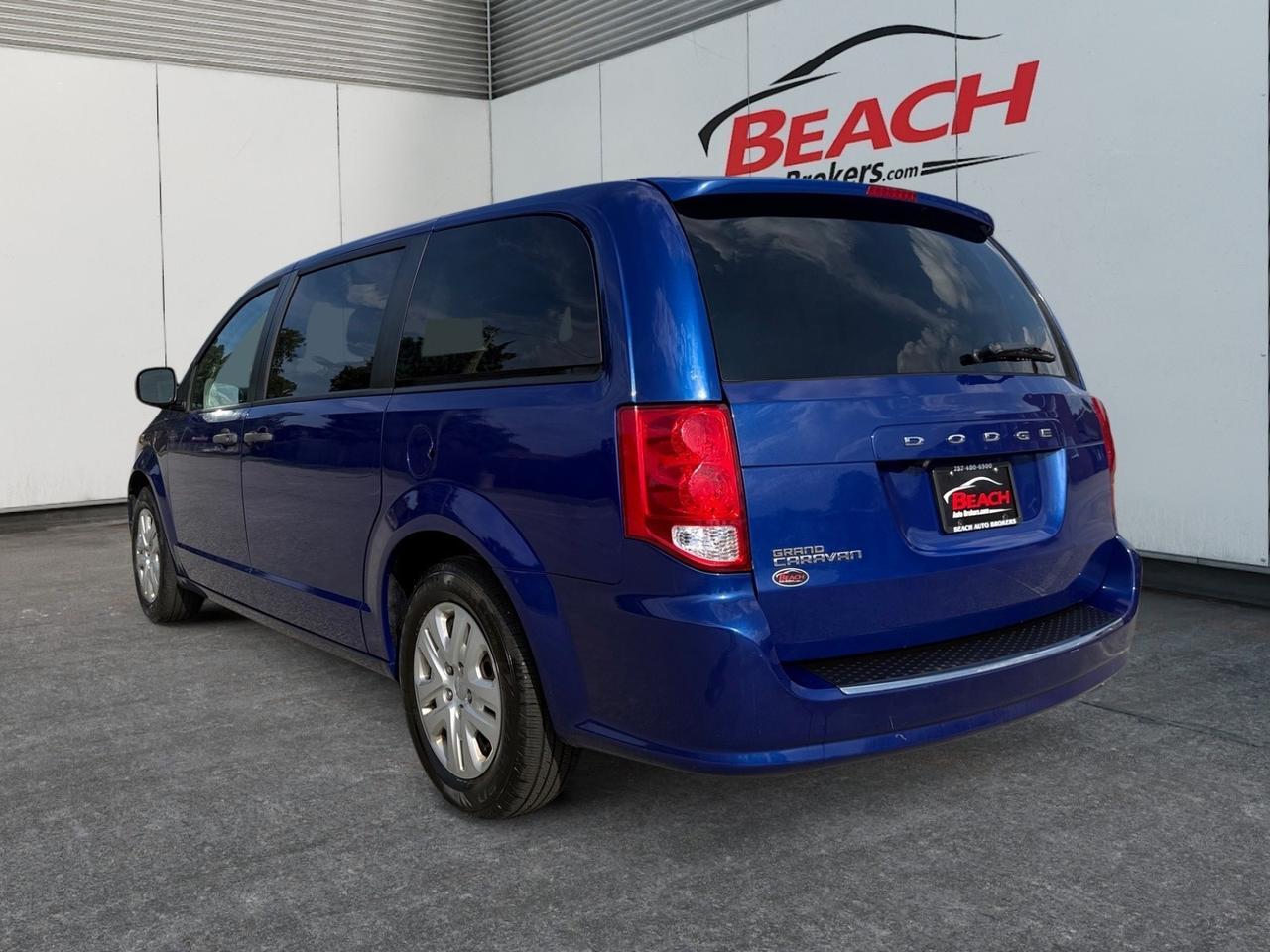 2019 Dodge Grand Caravan SE, 3RD ROW, CAPTAINS CHAIRS, BLUETOOTH, KEYLESS ENTRY, BACKUP CAMERA, CRUISE CONTROL, STEERING WHEEL CONTROLS, THIS VAN IS READY FOR IT'S NEXT FAMILY! Norfolk VA