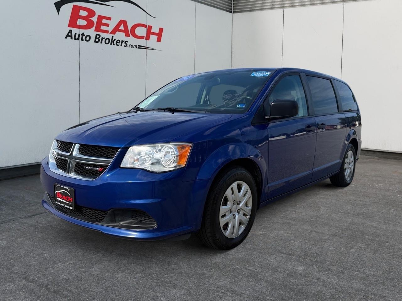 2019 Dodge Grand Caravan SE, 3RD ROW, CAPTAINS CHAIRS, BLUETOOTH, KEYLESS ENTRY, BACKUP CAMERA, CRUISE CONTROL, STEERING WHEEL CONTROLS, THIS VAN IS READY FOR IT'S NEXT FAMILY!