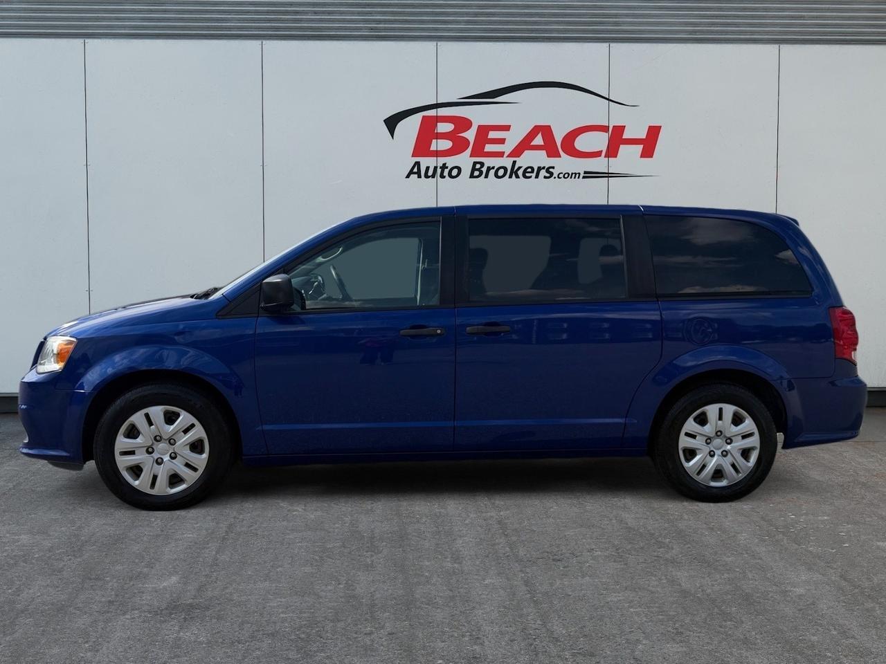 2019 Dodge Grand Caravan SE, 3RD ROW, CAPTAINS CHAIRS, BLUETOOTH, KEYLESS ENTRY, BACKUP CAMERA, CRUISE CONTROL, STEERING WHEEL CONTROLS, THIS VAN IS READY FOR IT'S NEXT FAMILY! Norfolk VA