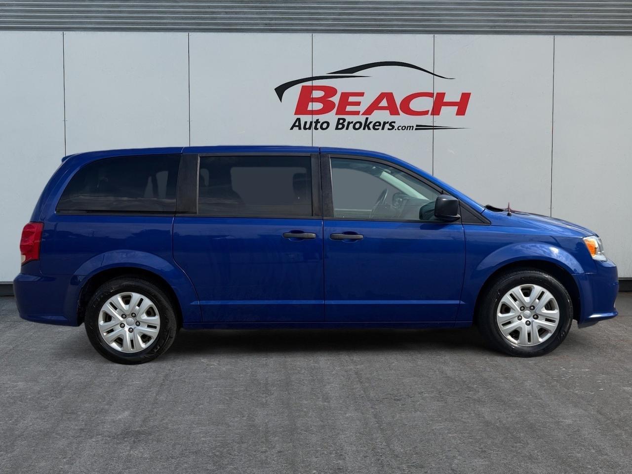 2019 Dodge Grand Caravan SE, 3RD ROW, CAPTAINS CHAIRS, BLUETOOTH, KEYLESS ENTRY, BACKUP CAMERA, CRUISE CONTROL, STEERING WHEEL CONTROLS, THIS VAN IS READY FOR IT'S NEXT FAMILY! Norfolk VA