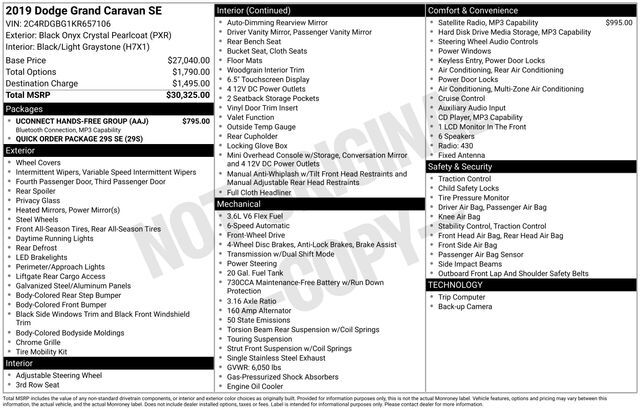 2019 Dodge Grand Caravan SE Raleigh NC