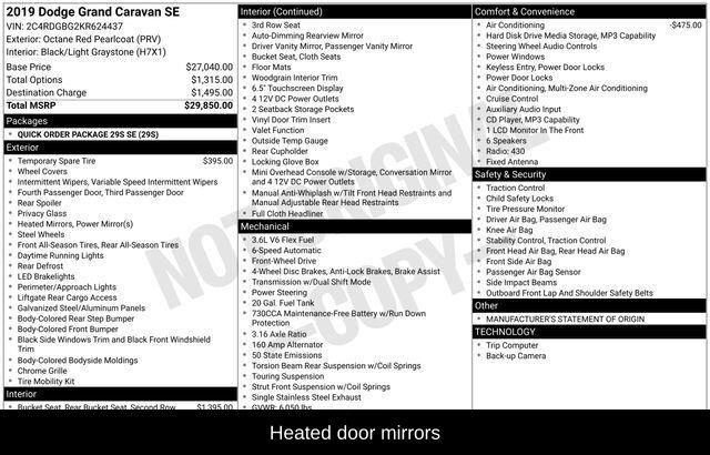 2019 Dodge Grand Caravan SE Raleigh NC