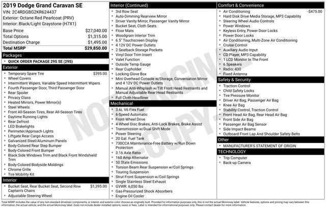 2019 Dodge Grand Caravan SE Raleigh NC