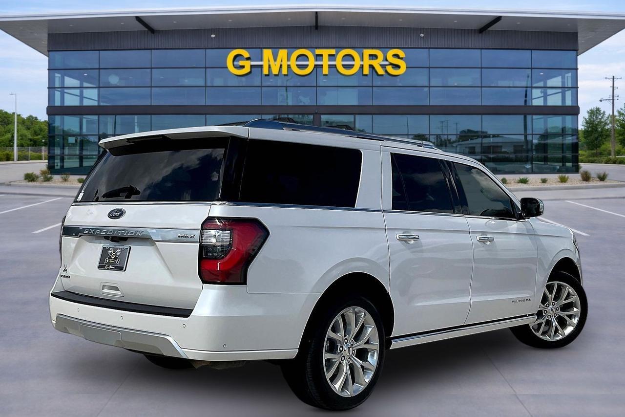 2019 FORD EXPEDITION MAX PLATINUM WHITE at G Motors