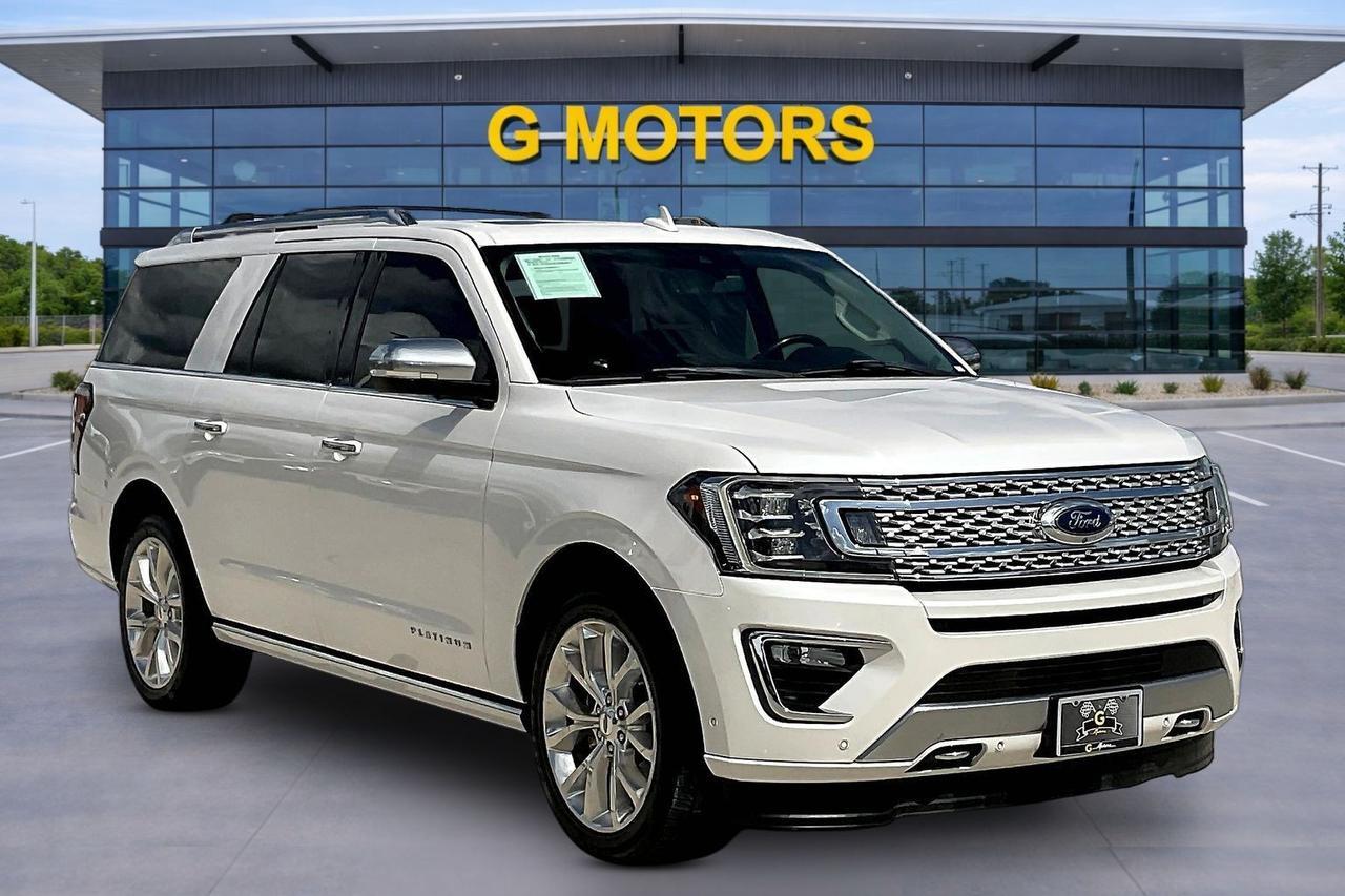 2019 FORD EXPEDITION MAX PLATINUM WHITE at G Motors