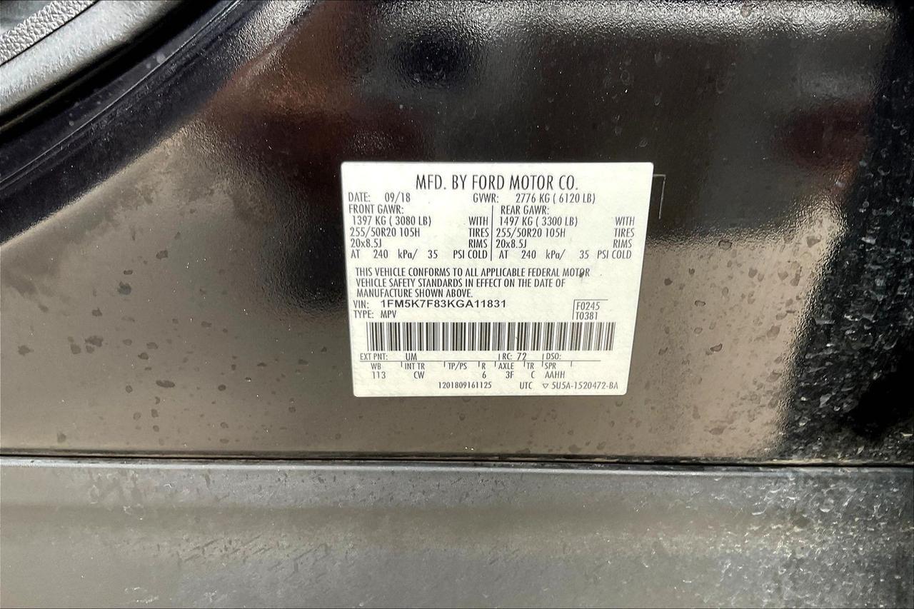 2019 FORD EXPLORER LIMITED Houston TX