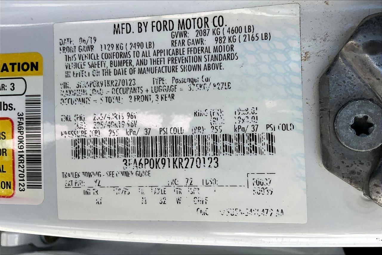 2019 FORD FUSION TITANIUM Houston TX