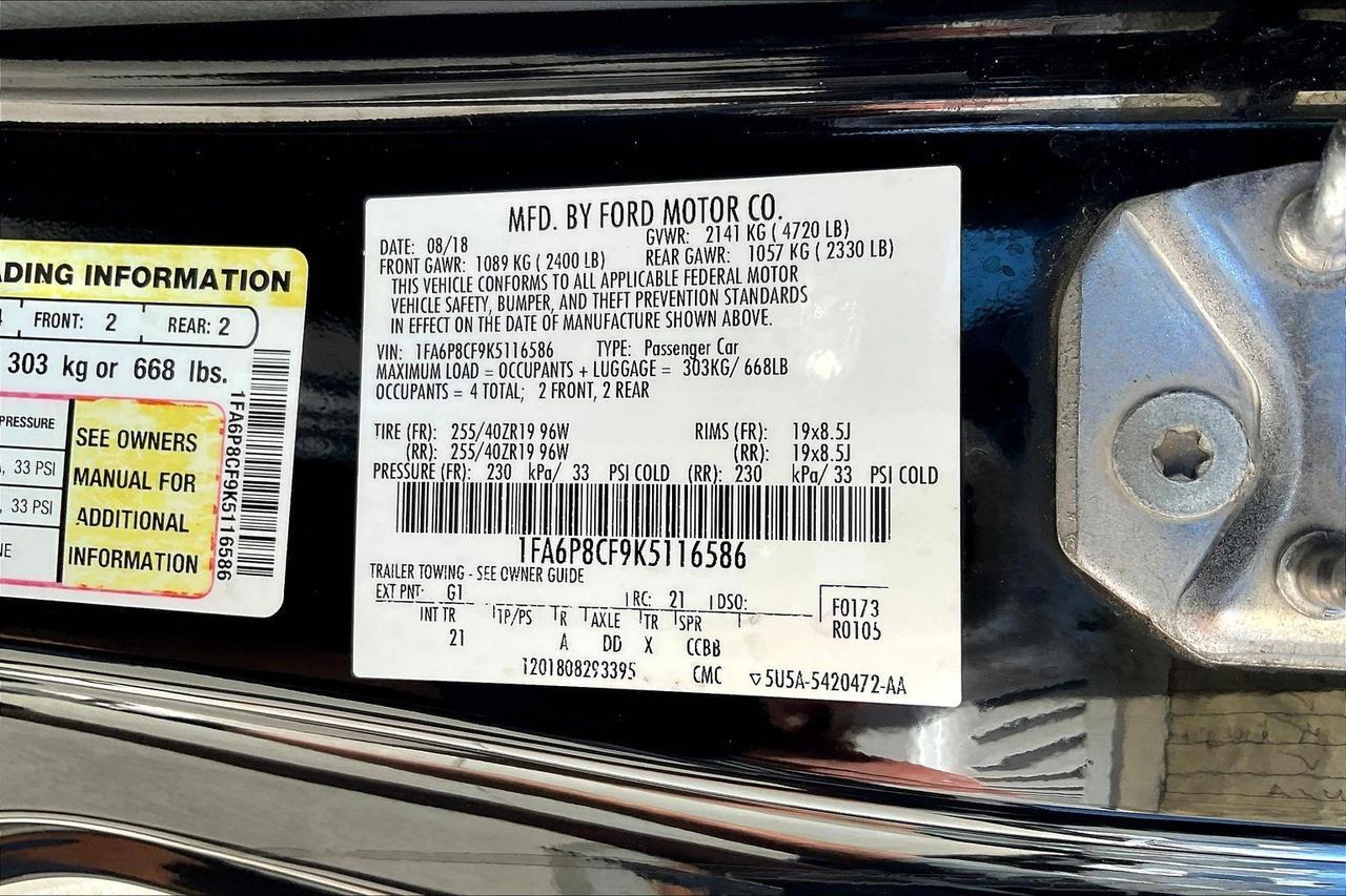 2019 FORD MUSTANG GT Houston TX