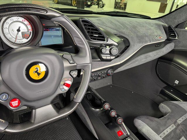 2019 Ferrari 488 Pista Argento Nurburgring paint, painted stripes, carbon wheels, JBL audio, front lifter AND MUCH MORE!! Fort Lauderdale FL