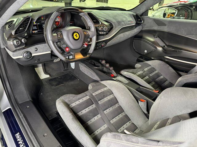 2019 Ferrari 488 Pista Argento Nurburgring paint, painted stripes, carbon wheels, JBL audio, front lifter AND MUCH MORE!! Fort Lauderdale FL