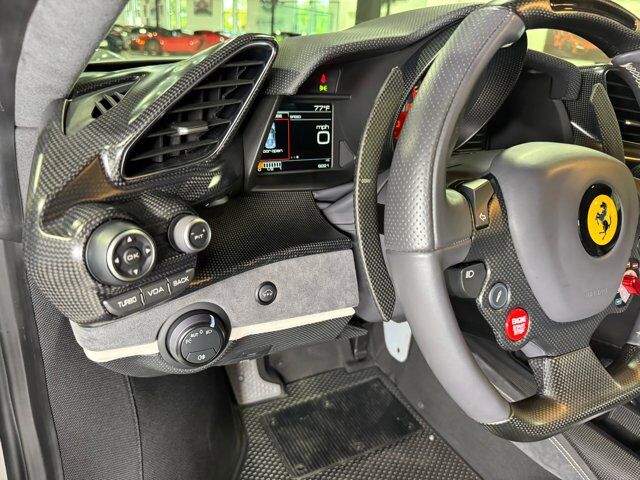 2019 Ferrari 488 Pista Argento Nurburgring paint, painted stripes, carbon wheels, JBL audio, front lifter AND MUCH MORE!! Fort Lauderdale FL