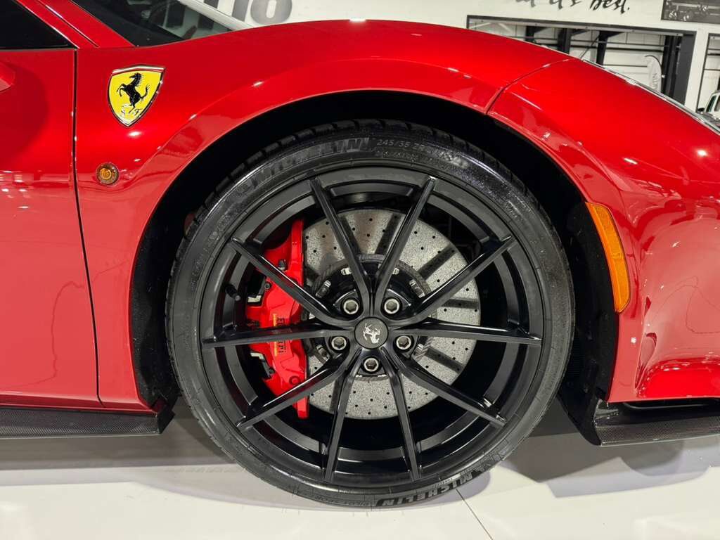 2019 Ferrari 488 Pista Rosso Fuoco paint, Livrea Bianco Avus/Blu Scozia, JBL audio, front lifter, carbon galore AND MORE!!! Fort Lauderdale FL