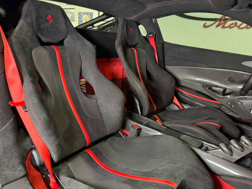 2019 Ferrari 488 Pista Rosso Fuoco paint, Livrea Bianco Avus/Blu Scozia, JBL audio, front lifter, carbon galore AND MORE!!! Fort Lauderdale FL