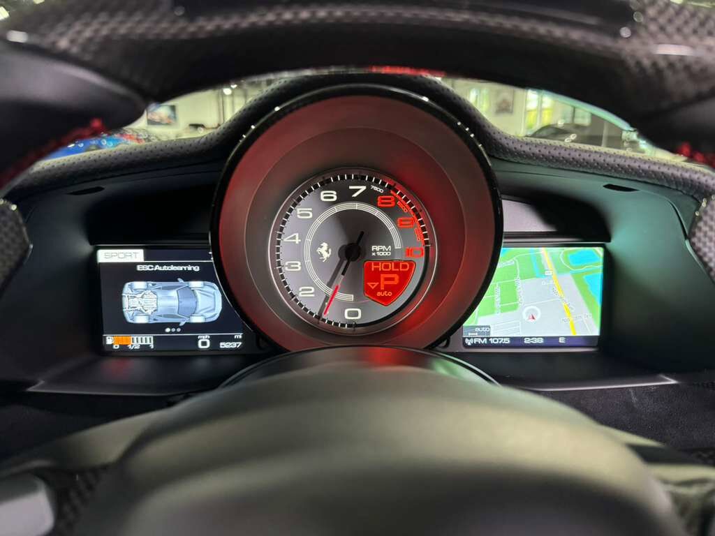 2019 Ferrari 488 Pista Rosso Fuoco paint, Livrea Bianco Avus/Blu Scozia, JBL audio, front lifter, carbon galore AND MORE!!! Fort Lauderdale FL
