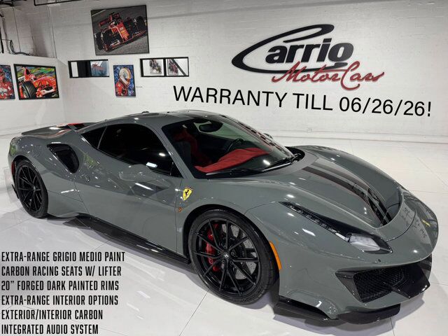 2019 Ferrari 488 Pista WARRANTY TILL 06/26/26! Extra-Range paint, extra-range interior, carbon galore AND MUCH MORE! Fort Lauderdale FL