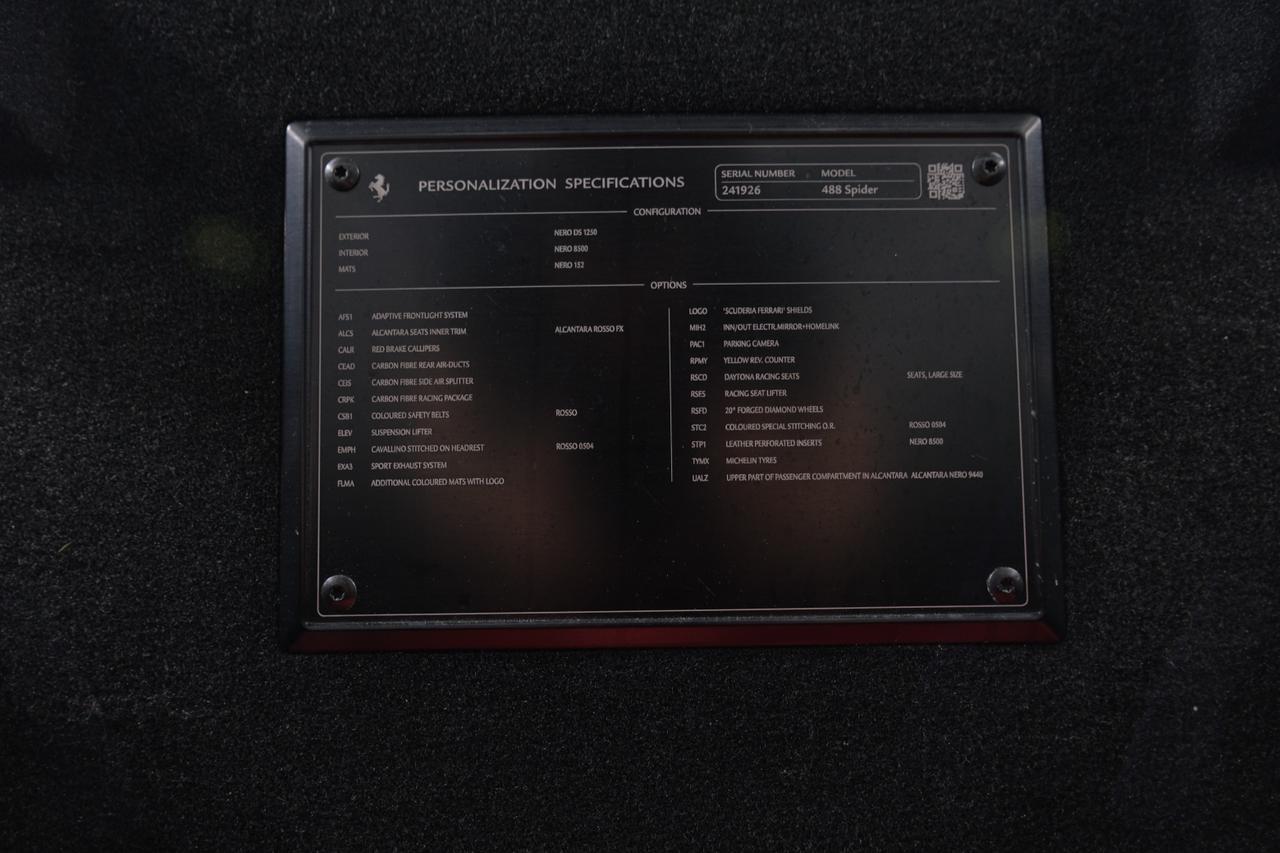 2019 Ferrari 488 Spider Base Miami FL