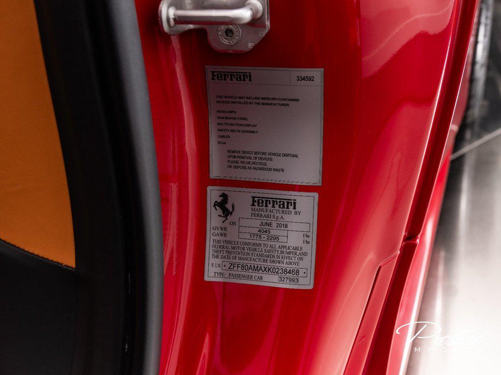 2019 Ferrari 488 Spider North Miami Beach FL