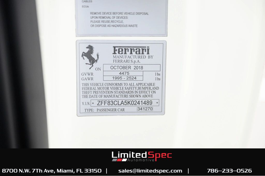 2019 Ferrari 812 Superfast Miami FL